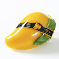Огромное! Фигурное спа-мыло Манго c натуральной люфой 140 гр / Lufa spa soap mango