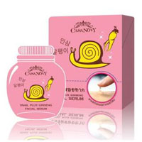 Серум для лица с женьшенем и слизью улитки от Casanovy 10 мл / Casanovy Snail Plus Ginseng Facial Serum 10ml