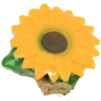 Тайское фигурное мыло «Подсолнух желтый» 110 гр / Thai spa soap yellow sunflower 110 гр