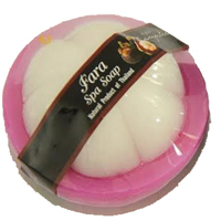 Тайское фруктовое мыло «Розовый мангостин» 110 гр / Fara Thai fruit spa soap pink mangosteen 110 гр