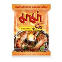 Тайская лапша быстрого приготовления «Том Ям с креветками»(болььшой обьём!) Mama 90 гр / MAMA Instant noodle Tom Yum Shrimp Creamy 90 gr