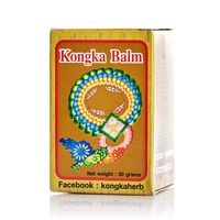 Имбирный деликатный согревающий бальзам от тайского производителя Konka Herb 50 ml / Kongka balm (brown box) 50 ml