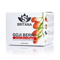 Крем для лица Sritana с ягодами годжи и коллагеном 50 мл / Sritana goji collagen cream 50 ml