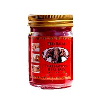 Красный тайский бальзам со слоном 50 гр / Thai Natural Herb red balm 50 g