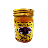 Желтый тайский бальзам со слоном 50 гр / Thai Natural Herb yellow balm 50 g