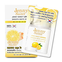 Лимонный смягчающий осветляющий серум для лица от Jenny Sweet 7 гр / Jenny Sweet Lemon Smooth White Serum 7g