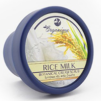 Органический кремовый скраб «Рисовое молоко» от Organique 110 гр / Organique Rice milk Botanical cream scrub 110 g