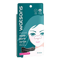 Очищающие полоски для носа с бамбуковым углем от Watsons 10 шт / Watsons Nose pore strips bamboo charcoal 10 pcs