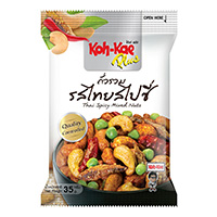 Тайская ореховая смесь с перцем чили и анчоусами Koh-Kae 45 гр / Koh-Kae spicy mixed nuts 45g