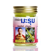 Тайский лечебный желто-зеленый бальзам «Марум» от доктора Мо Синк с морингой масличной 50 ml / Marum Mo Sink balm green balm 50 ml