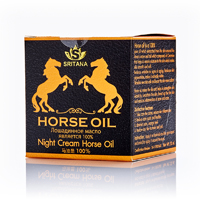 Ночной осветляющий крем для лица с лошадиным жиром Sritana 50 мл / Horse Oil Sritana Whitening Night Cream 50 ml
