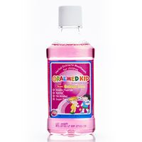 Детский ополаскиватель для полости рта со вкусом жвачки от Oralmed 240 ml / Oralmed Kid Bubble Gum Flavour Herbal Extracts Mouthwash for Children 240ml