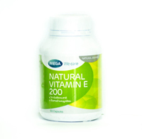 Витамин Е We Care от Mega 60 капсул / Mega We Care Natural Vitamin E 200 60 capsules