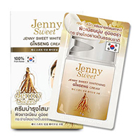 Осветляющий антивозрастной крем для лица с женьшенем от Jenny Sweet 7гр / Jenny Sweet Whitening Ginseng Cream 7g