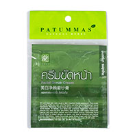 Крем-скраб для лица с растительными экстрактами и витаминами Patummas от Supaporn 10 гр / Supaporn Patummas Facial Beauty Natural Scrub Cream 10g