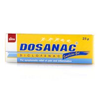 Гель-анальгетик с диклофенаком Dosanac от Siam Pharmaceutical 25 гр / Siam Pharmaceutical Dosanac diclofenac emulsion gel 25g