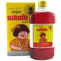 Детский витаминный сироп на основе меда и тайских трав Ya Man Kuman 360 мл / YA MAN KUMAN San Chang syrup for kids 360 ml