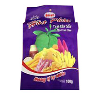 Фруктовые чипсы Mix Fruit от Hoa Phat 100 гр / Hoa Phat Mix Fruit Chip 100gr