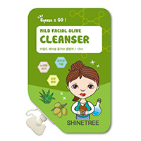 Гель для умывания оливковый от SHINETREE 8 мл / SHINETREE mild olive cleanser 8ml