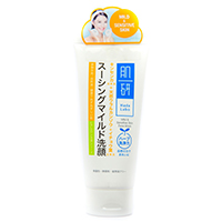 Очищающая пенка для чувствительной кожи с натуральными экстрактами и гиалуроновой кислотой Hada Labo 100 мл / Hada Labo Mild & Sensitive Skin Face Wash 100 ml