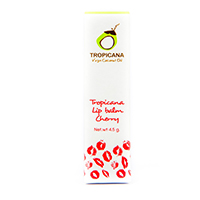 Гигиеническая помада с кокосовым маслом и ароматом вишни Tropicana 4.5 гр / Tropicana lip stick 4.5 g