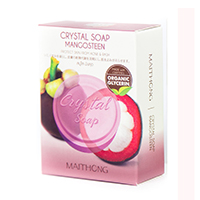 Мягкое органическое мыло с мангостином Crystal Soap от Maithong 70 гр / Maithong Mangosteen Crystal Soap Wt 70 g