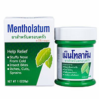 Лечебная мазь с обезволивающим, противовирусным, противопростудным действиями от Mentholatum 28 гр / Mentholatum Ointment Help Relief 28g
