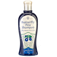 Натуральный лечебный шампунь для сухих и секущихся волос с мотыльковым горошком и макадамией от Wanthai 300 мл / Wanthai Butterfly Pea Shampoo For Dry Split - End hair 300 ml