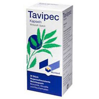 Капсулы от кашля с лавандовым маслом Tavipec 30 шт / Tavipec 30 caps