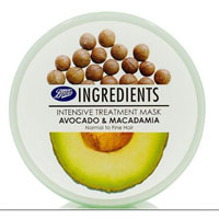 Маска для нормальных и тонких волос «Авокадо и макадамия» Boots 400 мл / Boots Avocado&Macadamia Hair treatment 400 ml