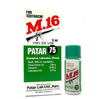 Экстренное средство против зубной боли Patar M.16 3 мл / M.16 Patar for toothache 3ml