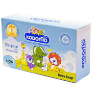 Детское мыло с увлажняющей формулой от Kodomo Lion 75 гр / Baby soap Kodomo Lion Original with Moisturizer 75g