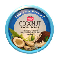 Фруктовый скраб для лица Banna Кокос 100 грамм / Banna Facial Scrub Coconut 100 g