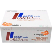 Порошок-электролит Oreda R.O. против обезвоживания со вкусом апельсина (упаковка 100 пакетиков по 5 гр / Oreda R.O. Powder 100 * 5 gr