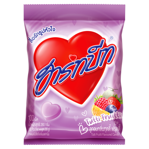Heartbeat Tutti Fruitti Flavor Candy 100 pcs