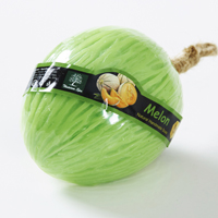 Фигурное спа-мыло «Зеленая дыня» c натуральной люфой 110 гр / Lufa spa soap green melon