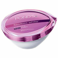 Крем осветляющий ночной Flawless white от Pond's 50 гр / Pond's Flawless White Lightening Naturals Camellia Night Cream 50 gr