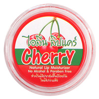 Бальзам для губ c кокосовым маслом и ароматом вишни 5 мл / Cherry natural lip moisturzer 5 ml