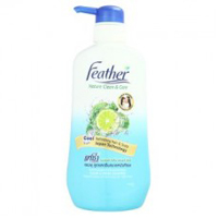 Шампунь для жирных волос с каффир лаймом Feather 480 мл / Feather Nature Clean & Care Clear & Fresh Shampoo 480 ml