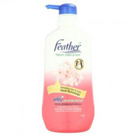 Шампунь для придания объема прямым волосам Feather 480 мл / Feather Nature Clean & Care Volume & Straight Shampoo 480 ml