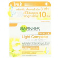 Отбеливающий крем-серум с защитой от солнца SPF20 РА+++ Garnier Skin Naturals 18 мл / Garnier Skin Naturals Light Complete Day Multi-Action SPF20 РА+++ Whitening Serum Cream 18ml