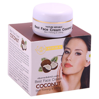 Крем для лица кокосовый NATURE REPUBLIC 60 гр / NATURE REPUBLIC coconut facial cream 60 gr