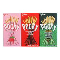 Хрустящие японские палочки Pocky (разные вкусы) 45 грамм / Pocky Biscuit Sticks 45 gr
