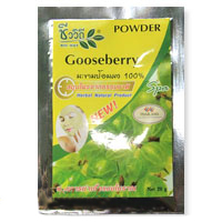 Сухая Маска для лица с крыжовником 100% натуральный продукт 20 gr / Bio Way Gooseberry powder 20gr