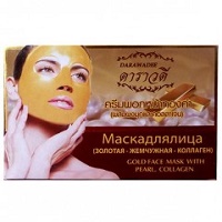 Антивозрастная золотая маска с жемчугом 100 ml / Darawadee Goldface mask with pearl 100 ml