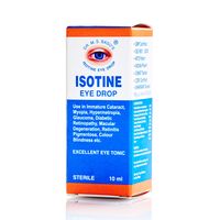 Аюрведические глазные капли для профилактики и лечения ряда заболеваний Isotine 10 мл (Оригинал) / Isotine Jagat Pharma 10 ml
