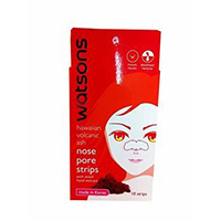 Очищающие полоски для носа с вулканической золой от Watsons 10 шт / Watsons Nose pore strips hawaiian volcanic ash 10 pcs