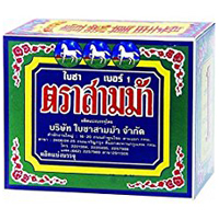 Самый популярный в Таиланде зеленый чай от Three horses 80 гр / Three horses Green Tea 80gr