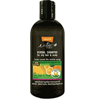 Травяной шампунь для жирных волос с рисом, кукурузным сахаром и цитрусами от Lolane 280 мл / Lolane Herbal Shampoo for oil hair & scalp Corn Sugar & Citrus Extract 280 ml