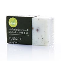 Мыло-скраб «Огурец и кунжут» Baivan 40 гр / Baivan herbal scrub soap cucumber&sesame 40 gr